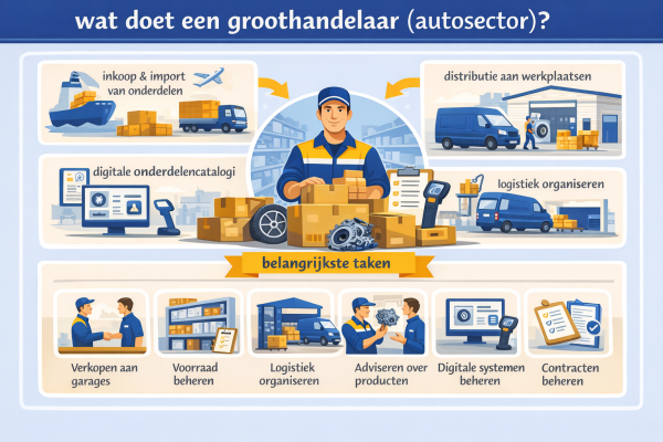 Wat doet een groothandelaar (autosector)